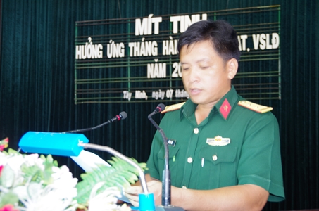 Sư đoàn 5: Hưởng ứng tháng hành động về an toàn vệ sinh lao động 2018