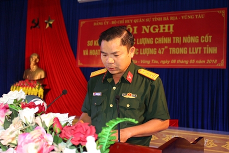 Bộ CHQS tỉnh Bà Rịa – Vũng Tàu: Sơ kết hoạt động đấu tranh trên mạng xã hội và sơ kết xây dựng lực lượng chính trị nòng cốt