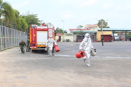 Kho VK102 (Cục Hậu cần Quân khu) đảm bảo công tác phòng chống cháy nổ