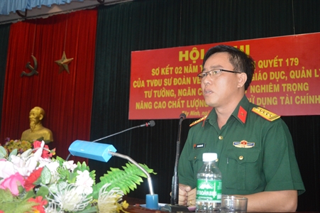 Đảng ủy Sư đoàn 5: Sơ kết 2 năm thực hiện Nghị quyết 179 của Thường vụ Đảng ủy Sư đoàn