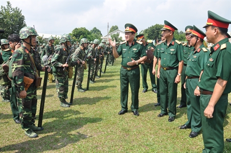Bộ Tư lệnh Quân khu kiểm tra công tác Hậu cần khu vực phòng thủ