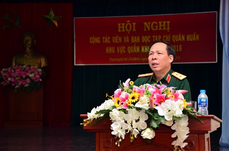 Hội nghị cộng tác viên Tạp chí Quân huấn khu vực Quân khu 7 năm 2018