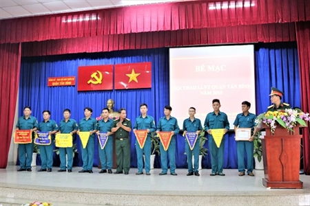 Bế mạc Hội thao Quốc phòng LLVT quận Tân Bình năm 2018