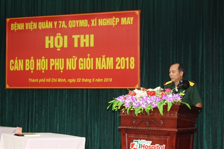 Cụm thi đua 1, Cục Hậu cần Quân khu 7: Hội thi cán bộ Phụ nữ giỏi năm 2018