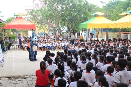 Mang múa rối giáo dục sức khỏe vào trường học