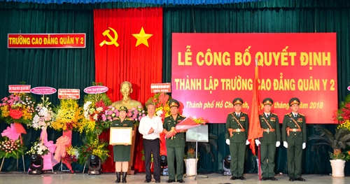 Công bố Quyết định thành lập Trường Cao đẳng Quân y 2