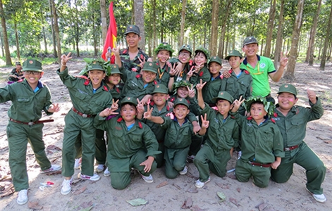 “Chiến sĩ nhí” với “Học kỳ Quân đội”