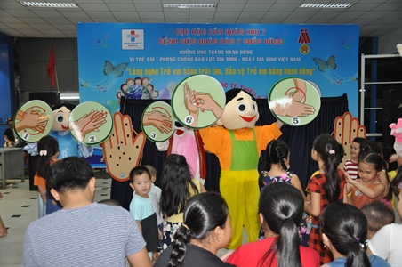 Bệnh viên Quân dân y Miền Đông gặp mặt các cháu Thiếu nhi ngày 1/6