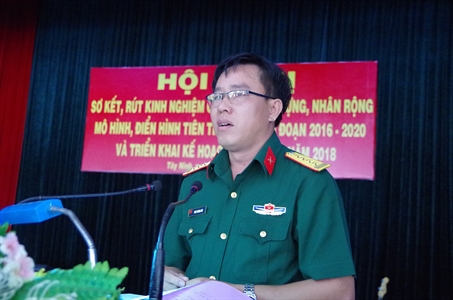 Sư đoàn 5: Sơ kết, rút kinh nghiệm công tác xây dựng, nhân rộng mô hình, điển hình tiên tiến giữa giai đoạn 2016-2020