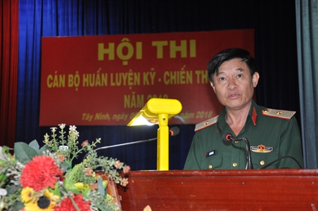 Quân khu 7 khai mạc Hội thi Cán bộ huấn luyện Kỹ - Chiến thuật giỏi năm 2018