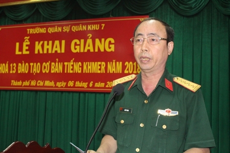 Khai giảng lớp đào tạo cơ bản tiếng Khmer khóa 13 năm 2018