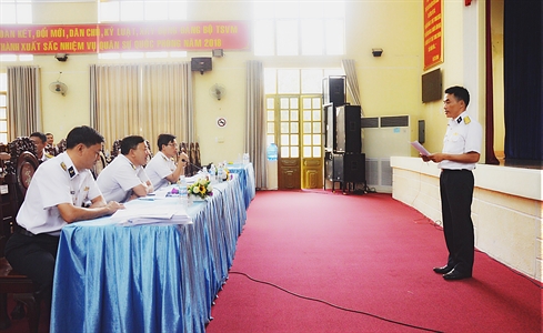 Đảng ủy Lữ đoàn 125 Vùng 2 Hải quân: Hội thi Bí thư chi bộ giỏi