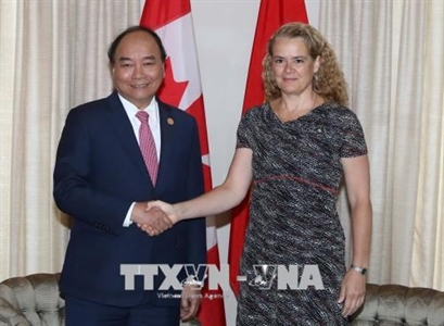 Thủ tướng Nguyễn Xuân Phúc hội kiến Toàn quyền Canada
