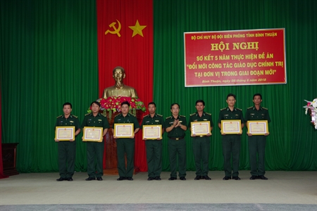 Bộ đội Biên phòng tỉnh Bình Thuận: Sơ kết 5 năm thực hiện Đề án “Đổi mới công tác giáo dục chính trị tại đơn vị trong giai đoạn mới”