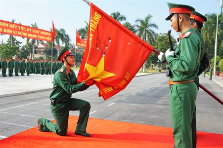 ​Sư đoàn 317 tổ chức lễ Tuyên thệ chiến sĩ mới năm 2018