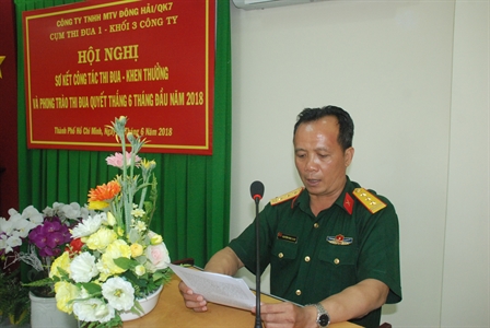 Cụm thi đua 1, Công ty Đông hải sơ kết 6 tháng đầu năm 2018