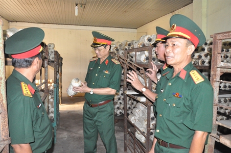 Bộ Tư lệnh Quân khu 7 kiểm tra nhiệm vụ quân sự - quốc phòng Sư đoàn 317