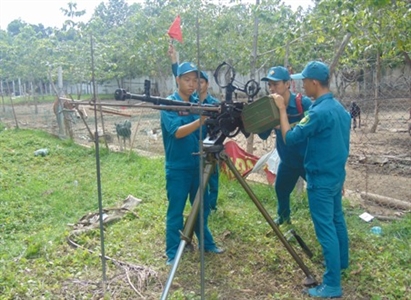 Ban CHQS huyện Nhà Bè tập huấn cán bộ binh chủng