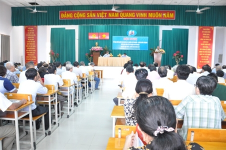 Tiếp xúc cử tri quận Phú Nhuận sau kỳ họp thứ 5, Quốc hội khóa XIV