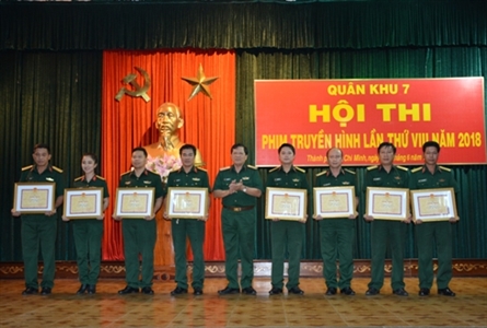 Sôi nổi Hội thi phim Truyền hình LLVT Quân khu lần thứ VIII