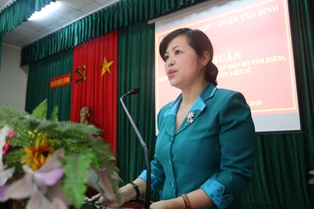 Quận Tân Bình: Tập huấn hướng dẫn lập bản đồ tìm kiếm, quy tập hài cốt liệt sĩ