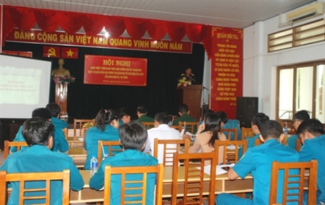 LLVT huyện Nhà Bè triển khai hướng dẫn văn kiện công tác Đảng, công tác chính trị