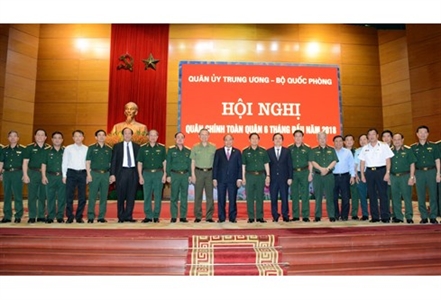 Quân ủy Trung ương - Bộ Quốc phòng tổ chức Hội nghị quân chính toàn quân 6 tháng đầu năm 2018