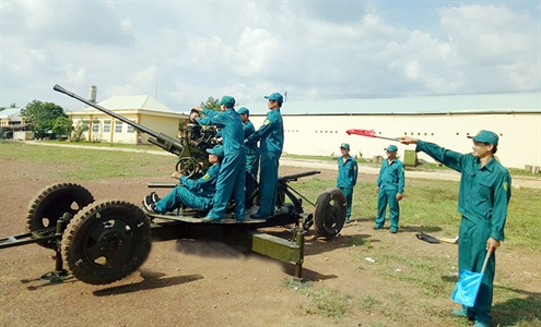 Bộ CHQS tỉnh Bình Phước: Huấn luyện nâng cao chất lượng sử dụng pháo phòng không