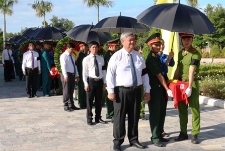 Huyện Dầu Tiếng, tỉnh Bình Dương: Truy điệu, an táng 17 hài cốt liệt sĩ