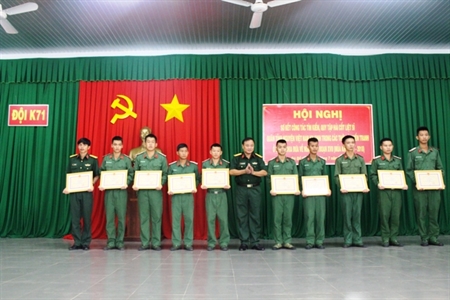 Đội K71 sơ kết công tác tìm kiếm, quy tập hài cốt liệt sĩ giai đoạn XVII