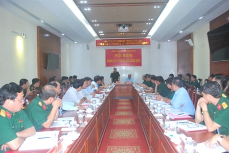 Hội nghị Đảng ủy Quân sự TP.Hồ Chí Minh 6 tháng đầu năm 2018