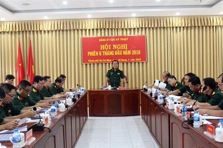 Cục Kỹ thuật Quân khu: Hội nghị Đảng ủy 6 tháng đầu năm 2018