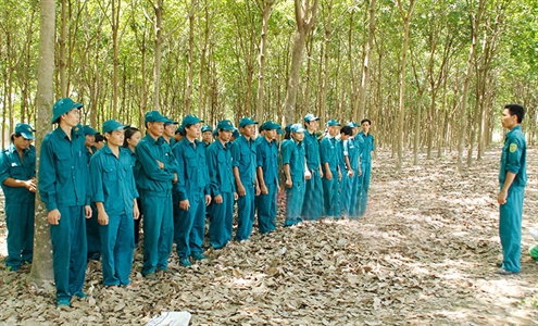 Xã Tiến Thành, thị xã Đồng Xoài, tỉnh Bình Phước với nhiệm vụ quốc phòng - an ninh