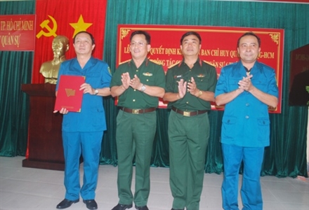 Công bố quyết định kiện toàn Ban Chỉ huy Quân sự Đại học Quốc gia TP. Hồ Chí Minh