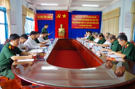 Đoàn cán bộ tỉnh Tây Ninh tham quan học hỏi kinh nghiệm tại tỉnh Long An