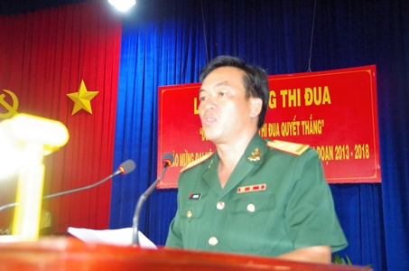 Trung đoàn 4: Phát động thi đua cao điểm; chào mừng Đại hội Thi đua Quyết thắng Sư 5 đoàn giai đoạn 2013-2018