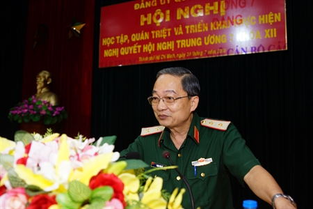 Đảng ủy Quân khu 7 học tập, quán triệt và triển khai Nghị quyết Trung ương 7 khóa XII