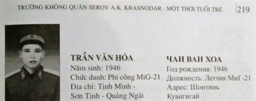 Kỷ vật tình yêu của liệt sĩ Trần Văn Hóa