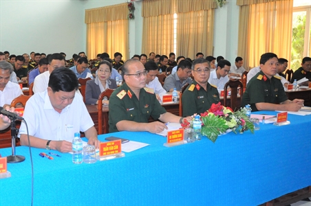 Bộ CHQS tỉnh Long An sơ kết nhiệm vụ Quân sự - Quốc phòng 6 tháng đầu năm 2018