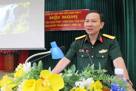 Đảng ủy Cục Hậu cần học tập, quán triệt và triển khai Nghị quyết Trung ương 7 khóa XII