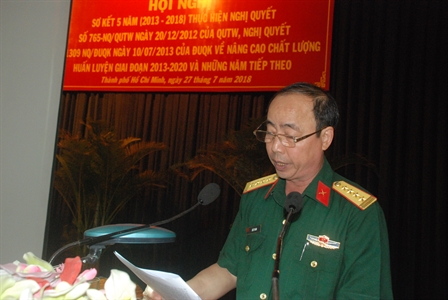 Trường Quân sự Quân khu sơ kết 5 năm thực hiện Nghị quyết 765 - NQ/QUTW của Quân uỷ Trung ương