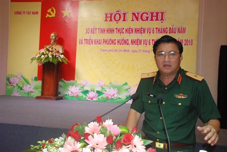 Công ty Tây Nam đạt doanh thu 52% kế hoạch trong 6 tháng đầu năm 2018