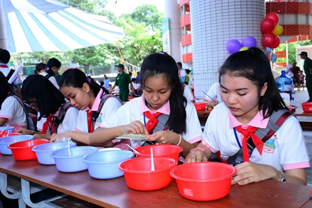 Khai mạc Trại hè thiếu nhi ba nước Việt Nam – Lào – Campuchia