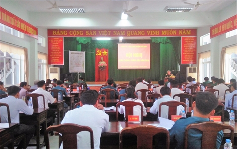 Ban Chỉ huy quân sự huyện Phú Giáo, tỉnh Bình Dương: Hội nghị quân chính 6 tháng đầu năm 2018