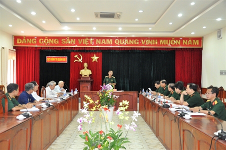 Bộ Tư lệnh Quân khu 7 làm việc Ban liên lạc Mặt trận 779