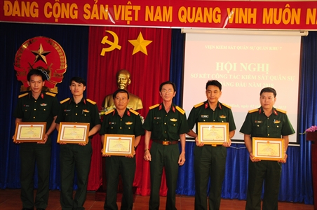 Viện kiểm sát Quân sự Quân khu sơ kết nhiệm vụ 6 tháng đầu năm 2018