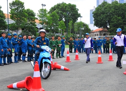 Ngày hội Thanh niên LLVT Thành phố Hồ Chí Minh với văn hóa giao thông