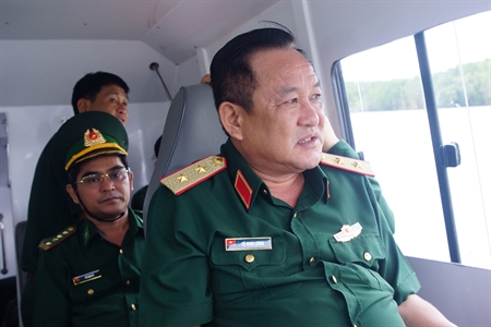 Bộ Tư lệnh Quân khu 7 khảo sát tuyến đường thủy