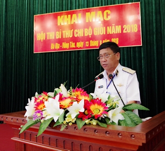 Đảng ủy Vùng 2 Hải quân tổ chức hội thi bí thư chi bộ giỏi