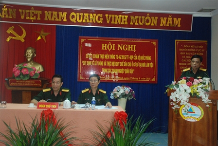 Công ty Đông Hải sơ kết 3 năm thực hiện Thông tư 46 của Bộ Quốc phòng